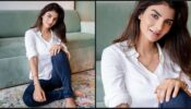 Anveshi Jain looks sizzling in classy white shirt avatar, says, “Let’s meet again…”