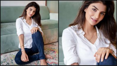 Anveshi Jain looks sizzling in classy white shirt avatar, says, “Let’s meet again…”