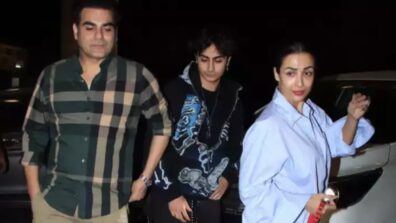 Arbaaz Khan and Malaika Arora get back together to bid  adieu to son Arhaan