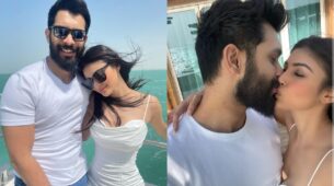 From romantic kisses to twinning in white: Mouni Roy’s way of celebrating husband Suraj Nambiar’s birthday is couple goals