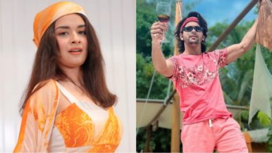 Avneet Kaur grooves in bohemian yellow co-Ord set, Siddharth Nigam gives a toast