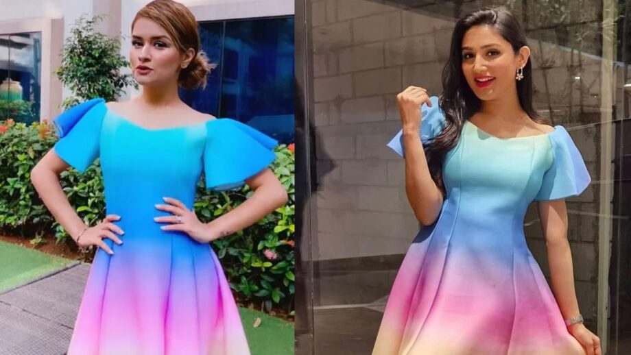 Avneet Kaur or Donal Bisht: Who styled the rainbow frock dress like a diva? 685035