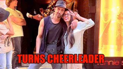 Awww Moment! Hrithik Roshan Turns Cheerleader For Girlfriend Saba Azad