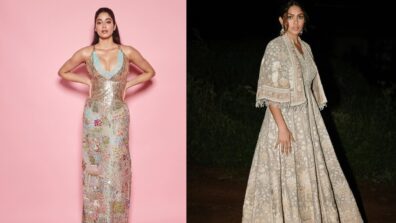 Beauty Queens: Janhvi Kapoor And Mrunal Thakur Shine In Their Floral Gown Look Incredibly