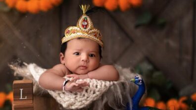 Bharti Singh And Harsh Limbachiya’s Son Laksh Limbachiya Looks Adorable As  Krishna in Janmashtami Photoshoot