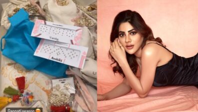 Bigg Boss 14 babe Nikki Tamboli gets showered with expensive gifts on Ganpati festival, check out all