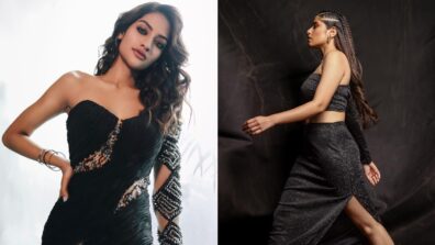 Black Fashion Face-off: Nusrat Jahan Vs Sai Tamhankar: Who’s your queen of hearts in stylish black outfit?