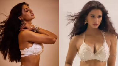 B*ld Video: Disha Patani is a ‘ball of fire’ in white bralette and shimmery skirt, fans sweat seeing curves