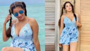 Blue-tiful Monalisa Sizzles In Floral Mini Dress, Fans Get Fashion Goals