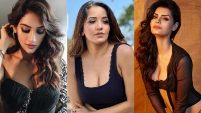 Bold and Beautiful: Times when Nusrat Jahan, Monalisa and Sonali Raut crossed all limits of sensuality in black outfit