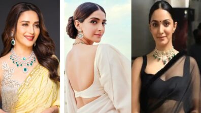 Bollywood actresses from Madhuri Dixit, and Sonam Kapoor to Kiara Advani: Bollywood celebs styled the chiffon sari like a mesmerizing diva