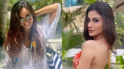 Breezy Beauties: Mouni Roy and Surbhi Jyoti look ethereal in flared dresses