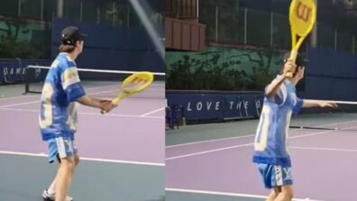 BTS Jin, “the winner of Dalbang Tennis,” is enjoying his ‘me time’ playing Tennis