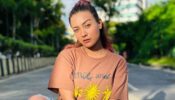 In Pics: Aashika Bhatia shines like sunflower in brown t-shirt and denim jeans