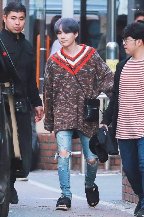 BTS Suga Being A Fashionista For 2 Minutes Straight - 1