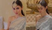 Can’t Resist Mouni Roy’s Stellar Looks In Grey Kanjivaram Saree