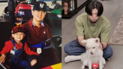 Check Out: BTS Leader RM Shared On Social Media Adorable Childhood Pictures With His Father