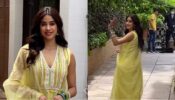 Check Out: Janhvi Kapoor Shining On Her Way To Promote Her Film ‘GoodLuck Jerry’ In Yellow Suit