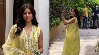 Check Out: Janhvi Kapoor Shining On Her Way To Promote Her Film ‘GoodLuck Jerry’ In Yellow Suit