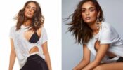 Check Out: Manushi Chhillar Looks Too Hot To Handle In The Black-and-white Outfit.