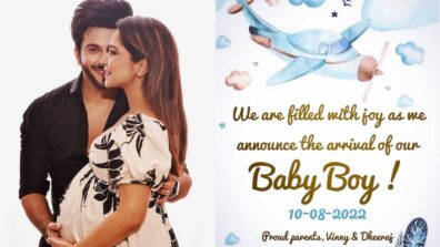 Congratulations: Dheeraj Dhoopar and Vinny Arora welcome a baby boy