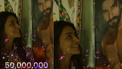 Congratulations: Kriti Sanon earns 50M followers on Instagram, celebrates in front of shirtless Ranveer Singh