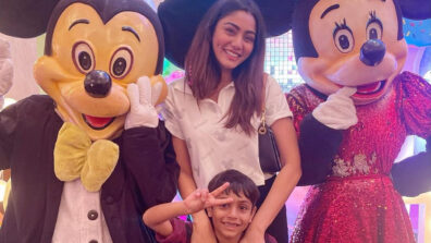 Cutie Pie: Sana Makbul chills with ‘Panda Boo’, Mickey and Mini mouse, check out cutest post on internet today