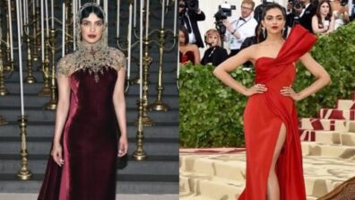 Deepika Padukone and Priyanka Chopra Wow Audience In Ralph Lauren Velvet Ensemble