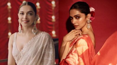 Deepika Padukone looks straight out of fairytale in sarees, see pics 