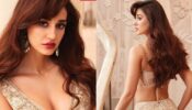 Disha Patani looks ravishing in embellished beige co-Ord set, says ‘Hello’ to fans