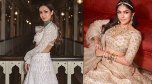 Divine Alert: Malaika Arora And Mrunal Thakur Looking Drop-Dead Gorgeous In Manish Malhotra Designed Lehengas