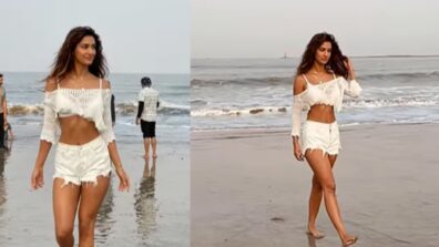 Divine in white: Ek Villain Returns Actress Disha Patani looks stunning in bikini avatar