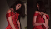 Erica Fernandes is ready for date night in sensuous red shimmery slit outfit, BFF Arjun Bijlani showers love