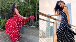 Fashion battle: Mouni Roy or Kanika Mann, whose polka dot maxi dress style is breathtaking?