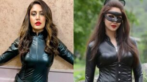 Fashion battle: Who styled herself the best in Catwoman attire, Surbhi Chandna or Saumya Tandon?