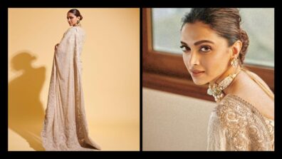 Fashion Icon: Deepika Padukone Looks Beautiful In Ivory Sarees