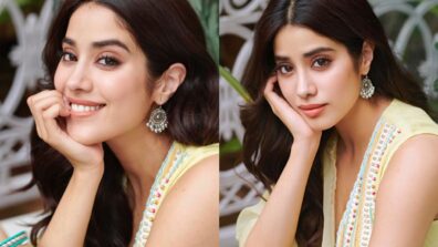 Fashionista: Janhvi Kapoor Looks Lovely In Yellow Ethnic Attire