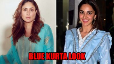 From Kareena Kapoor Khan To Kiara Advani: B-Town Celebs Who Find Comfort In Blue Kurtas