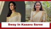 From Keerthy Suresh To Nayanthara: South Celebrities Slay In Kasavu Saree