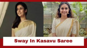 From Keerthy Suresh To Nayanthara: South Celebrities Slay In Kasavu Saree