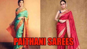 From Madhuri Dixit To Amruta Khanvilkar: Insanely Beautiful Paithani Sarees For Your Wardrobe; See Pics