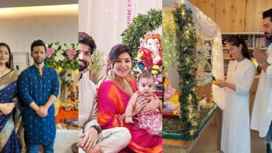 From Rahul Vaidya-Disha Parmar to Rubina Dilaik-Abhinav Shukla and Gurmeet Choudhary-Debina Bonnerjee: A sneak-peek into Ganesh Chaturthi celebrations of our favourite TV couples