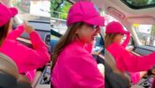 Ganpati Bappa Maurya: Nia Sharma goes out for Ganesh idol darshan, grooves to dhol nagada beats