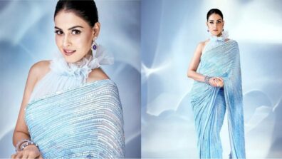 Genelia Deshmukh Slays In A Sequin Saree Worth Rs. 2.25 Lakhs At Mijwan Event