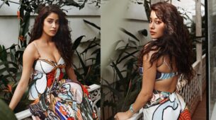 Good Luck Jerry Actress Janhvi Kapoor Is Making Us Sweat In a Multicoloured Pleated Maxi Dress