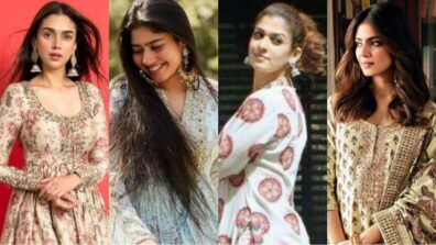 Gorgeous Actresses Malavika Mohanan, Sai Pallavi, Nayathara And Aditi Rao Hydari Stealing Hearts In Floral Ethnic Wear: Take A Look