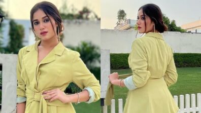 Gorgeous Forever: Jannat Zubair looks fierce in mint-green flared dress