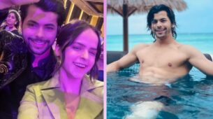 ‘Handsome hunk’ Siddharth Nigam goes shirtless and chills by pool, calls TMKOC actress Palak Sindhwani “sweet” in public