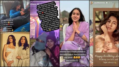 Happy Birthday Sara Ali Khan: Anushka Sharma, Janhvi Kapoor and Ananya Panday shower love on actress, netizens love it