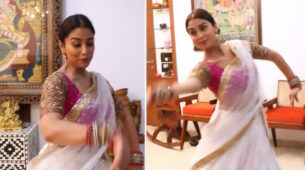 Happy Janmashtami 2022: The Famous Kathak Dancer Shriya Saran Grooving On The Beats Of “Govindam”